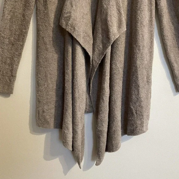 Barefoot Dreams Size S M Calypso Wrap Drape Cardigan Mineral Bamboo Chic… - Picture 4 of 9